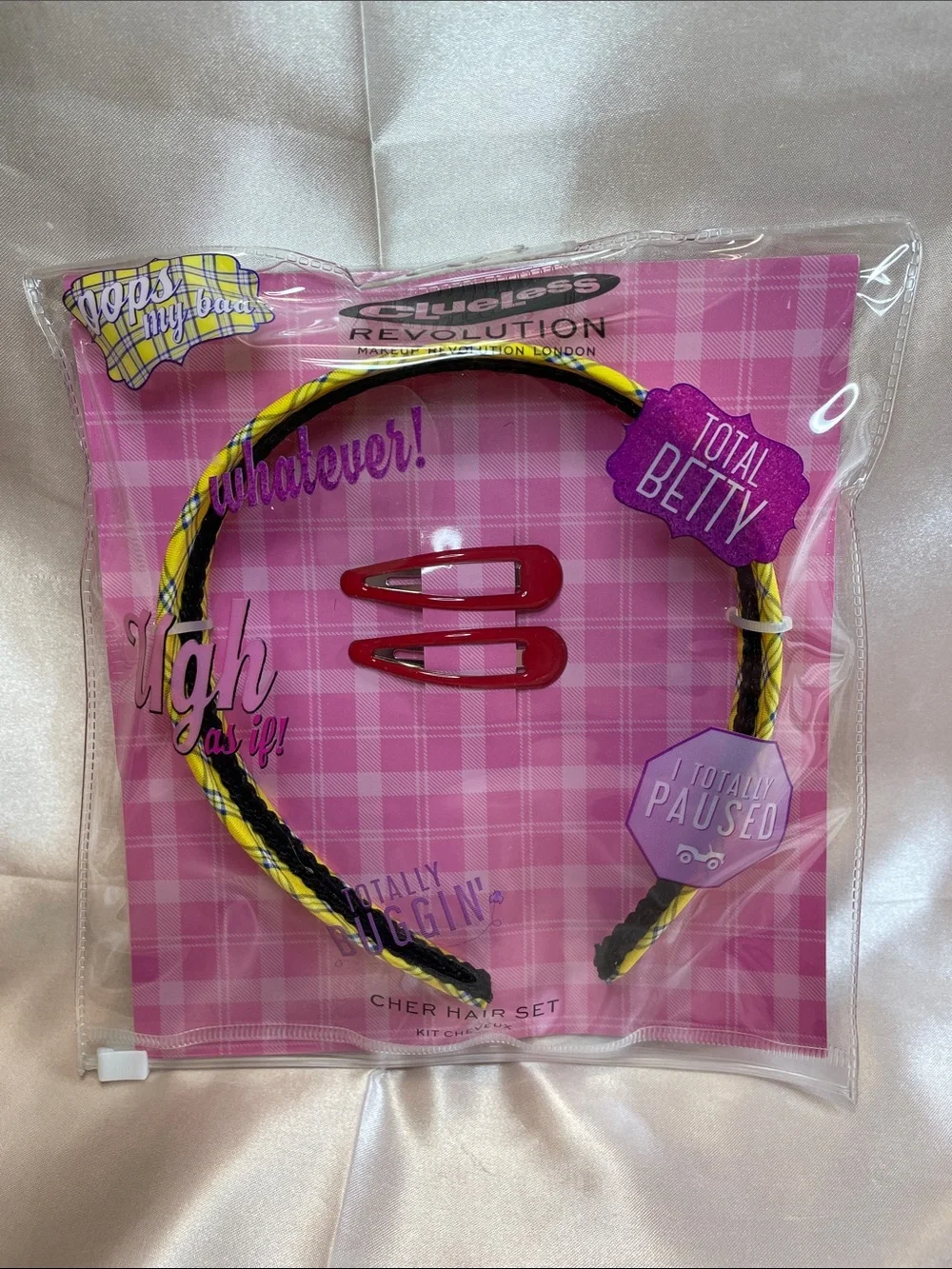 Revolution x Clueless Cher Headband & Hair Clips NWT